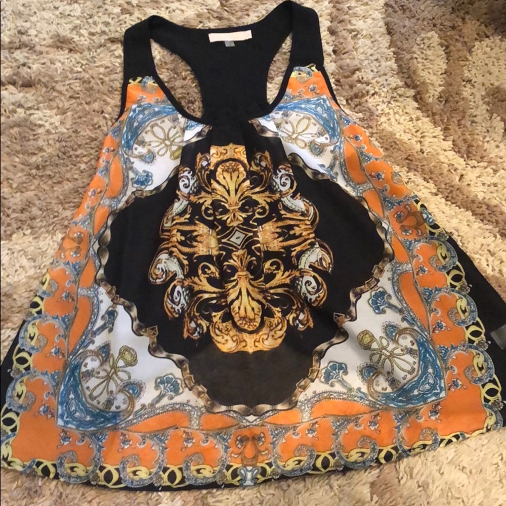 Summer sheer tank top